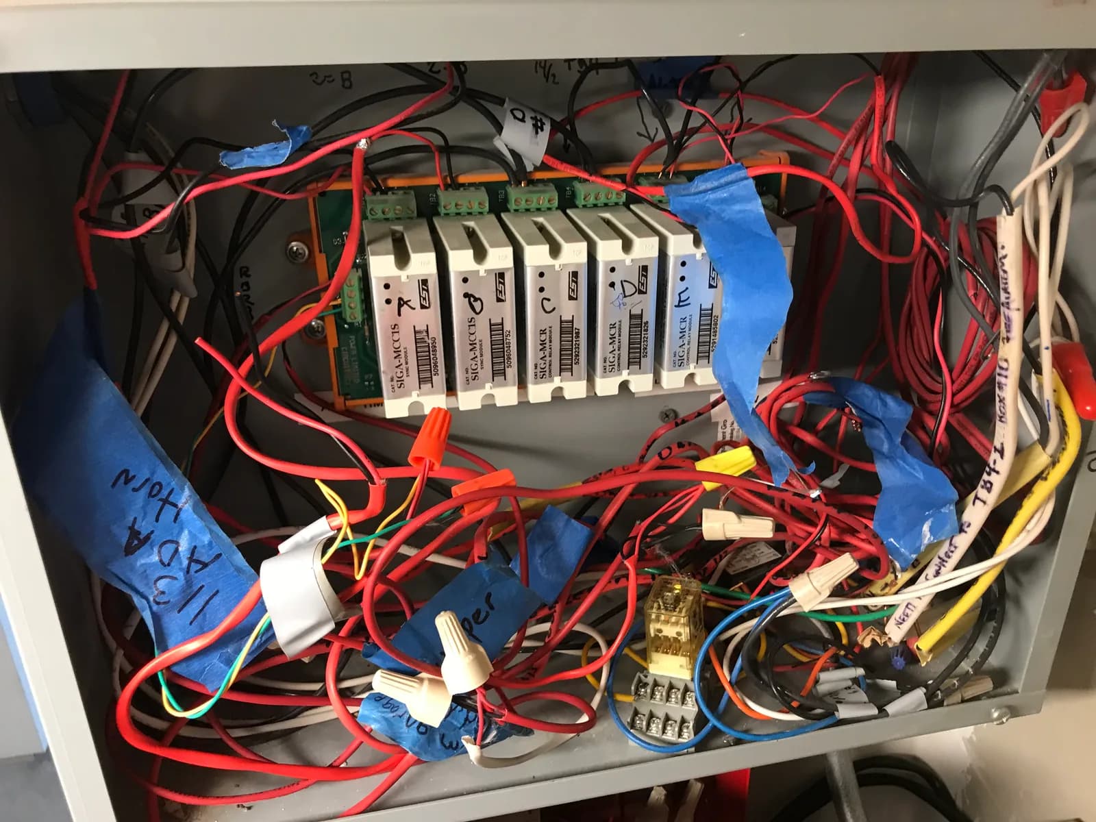 Electrical conduit and wiring conditions reviewed for code compliance